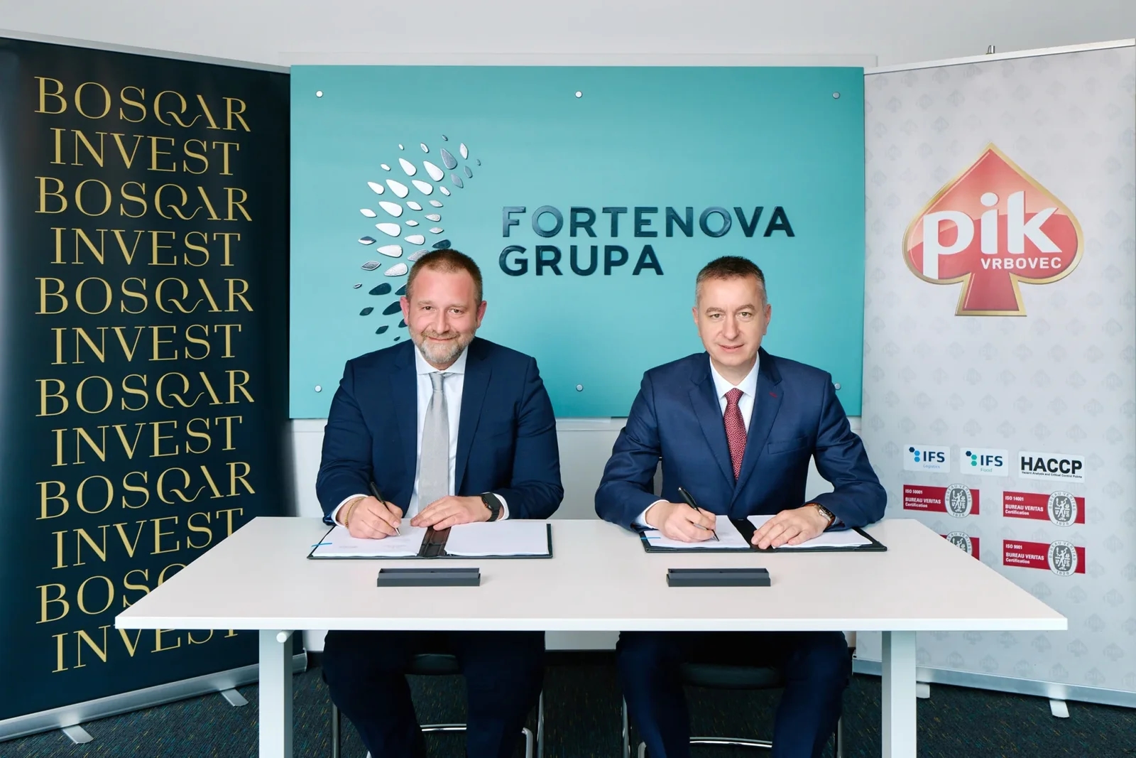 Bosqar i Fortenova potpisali ugovor o preuzimanju PIK Vrbovca