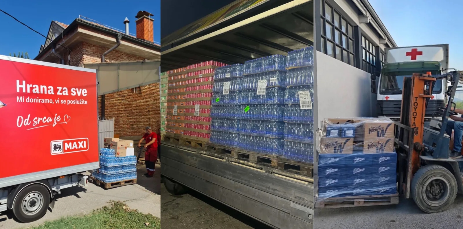 Coca-Cola HBC, Maxi, Bambi i Nestlé obezbjedili pomoć za vatrogasce
