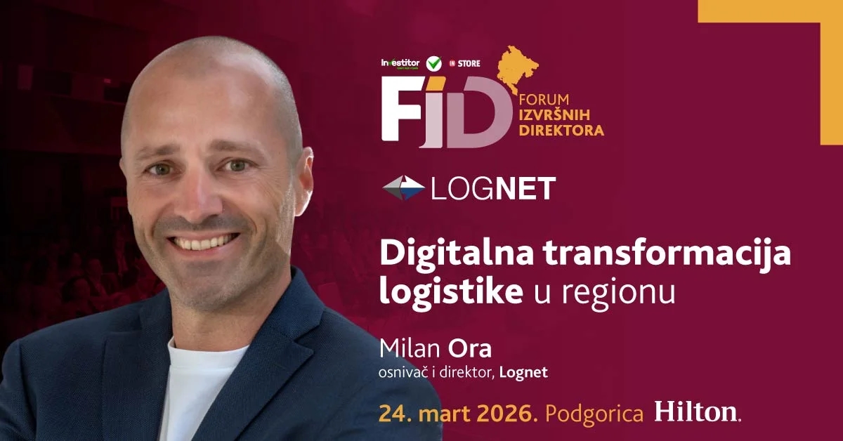 Digitalna transformacija logistike: Milan Ora (Lognet) donosi konkretna rješenja za regionalnu konkurentnost na FID 2026