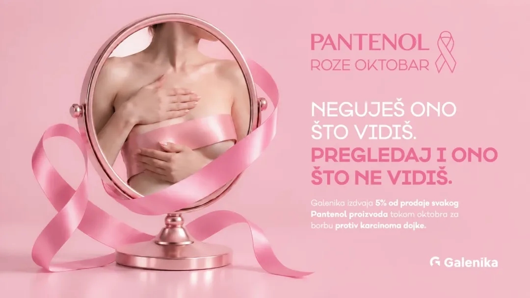Galenika i Pantenol ponovo podsjećaju na značaj prevencije raka dojke