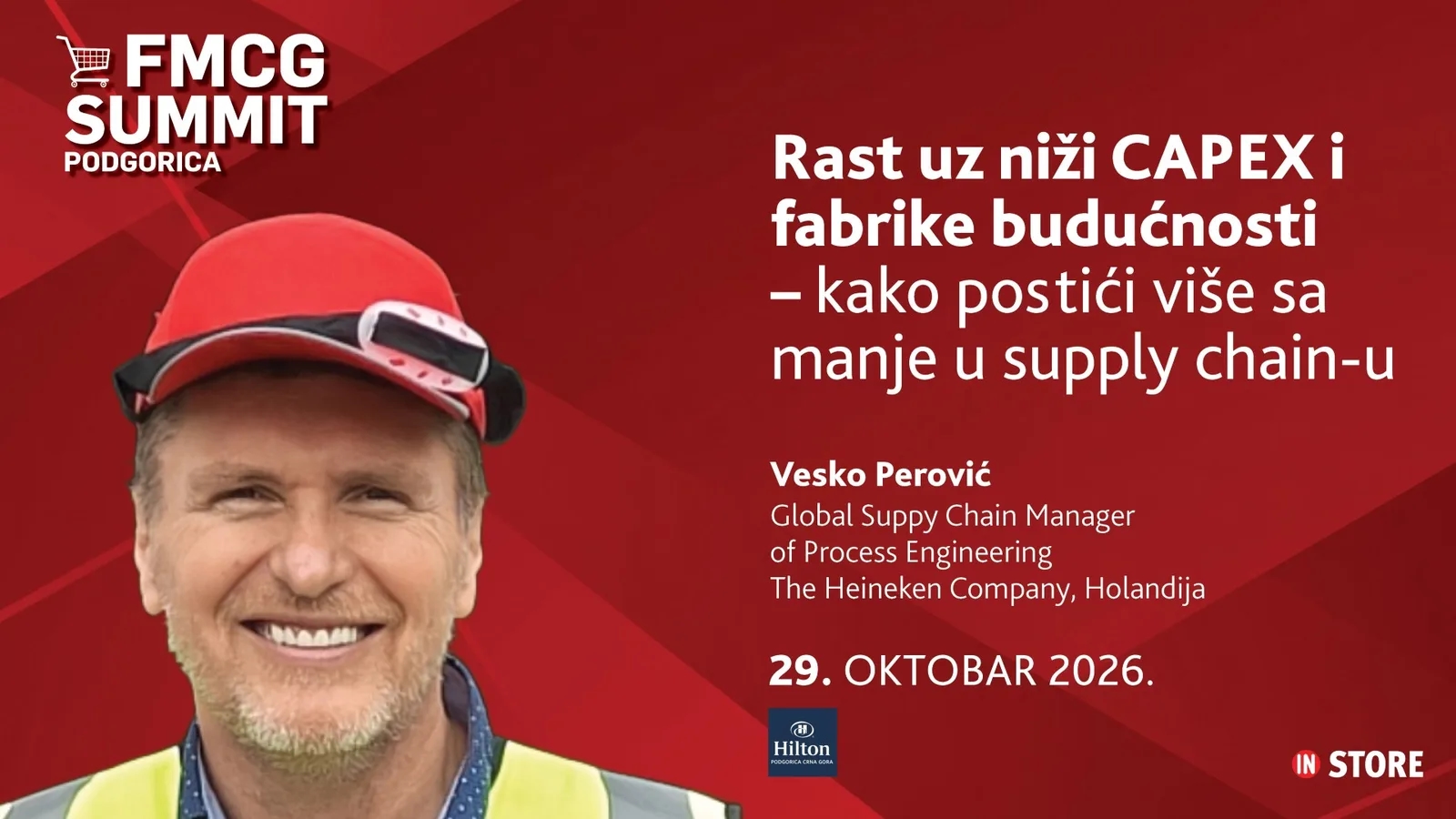 2. FMCG Summit Podgorica - Rast uz niži CAPEX i fabrike budućnosti – kako postići više sa manje u supply chain-u