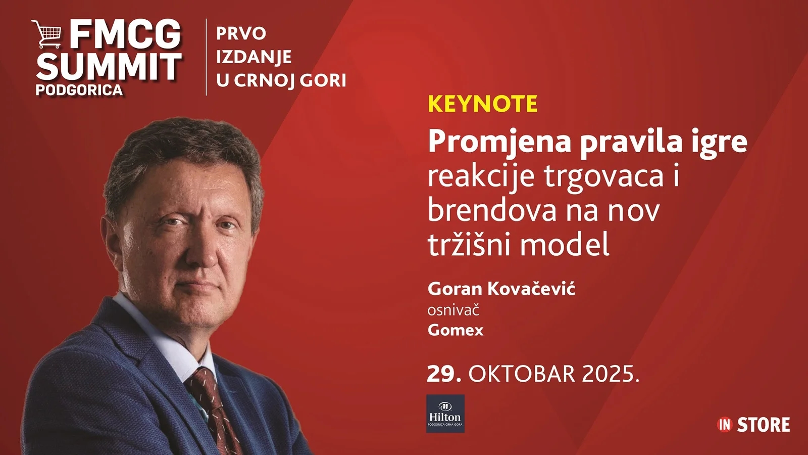 1. FMCG Summit Podgorica - Promjena pravila igre – reakcije trgovaca i brendova na nov tržišni model