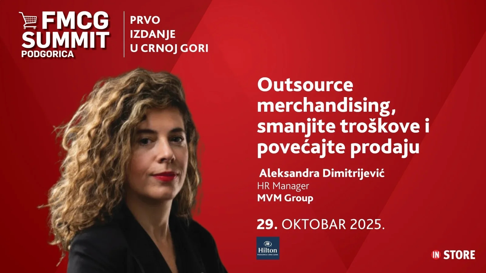 1. FMCG Summit Podgorica - Outsource merchandising, smanjite troškove i povećajte prodaju