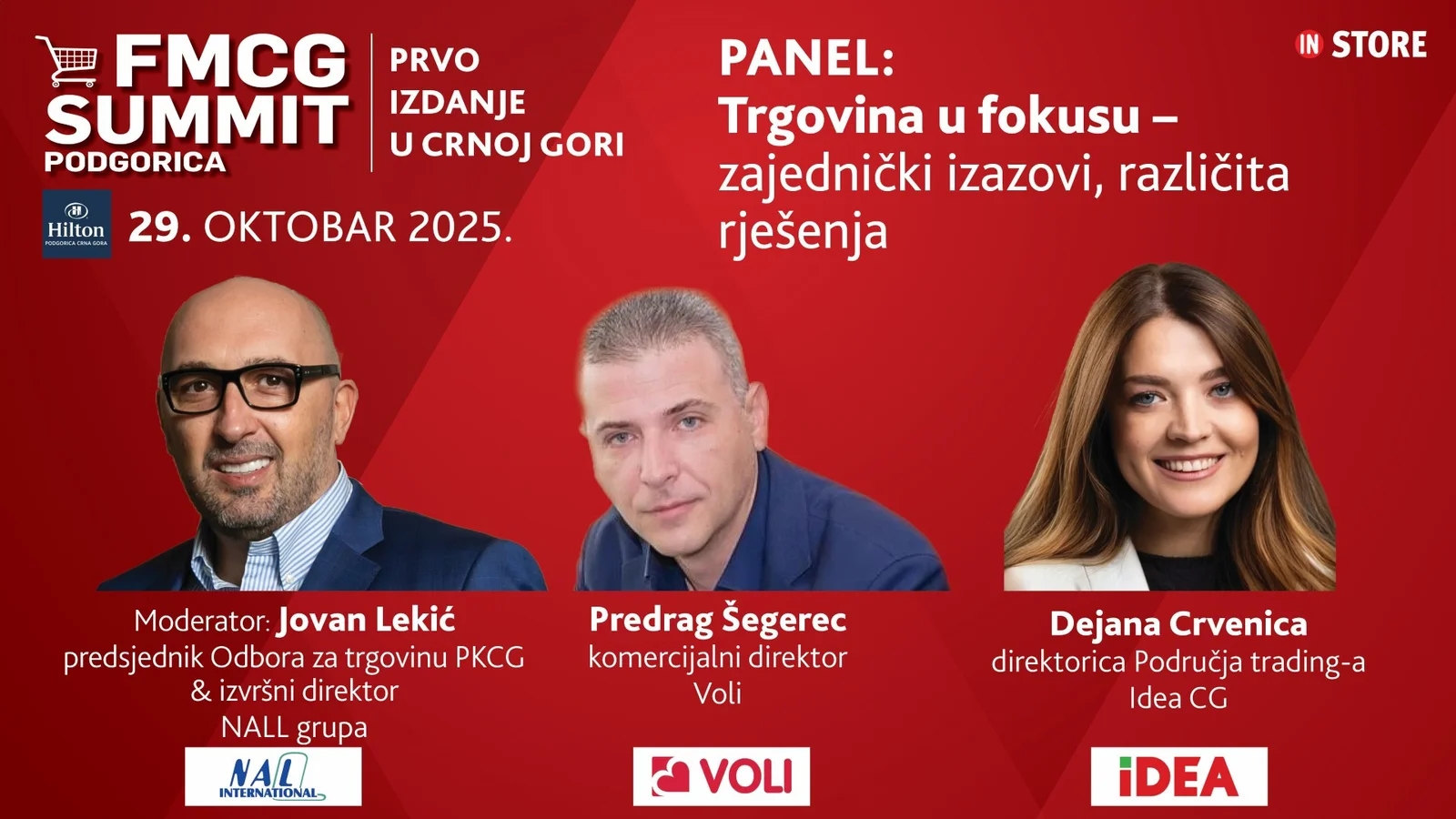 1. FMCG Summit Podgorica - Trgovina u fokusu – zajednički izazovi, različita rješenja