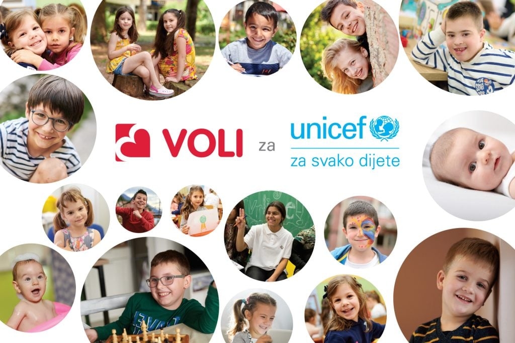 Voli i UNICEF pokreću saradnju vrijednu 400.000 dolara u Crnoj Gori