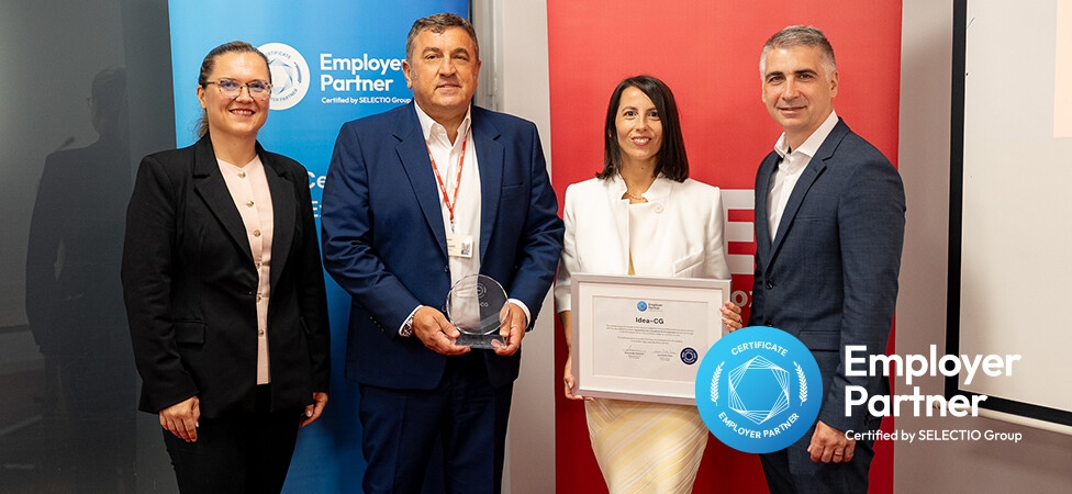 Idea-CG nosilac Employer Partner sertifikata za 2025.
