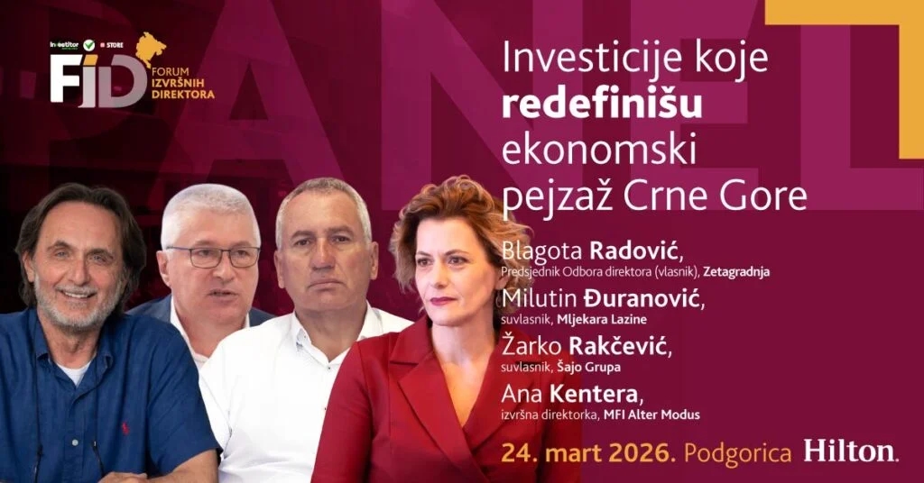 I Blagota Baća Radović na Forumu izvršnih direktora: Značaj kvalitetne gradnje u ekonomskom razvoju Crne Gore