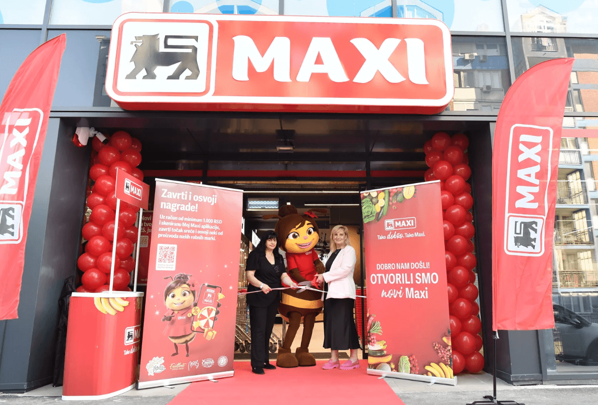 Otvoren novi Maxi market u Ustaničkoj ulici u Beogradu