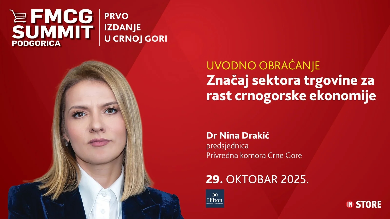 1. FMCG Summit Podgorica - Značaj sektora trgovine za rast crnogorske ekonomije