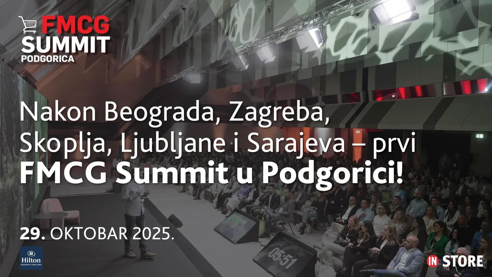 1. FMCG Summit Podgorica - Vidimo se 29. oktobra u Hiltonu!