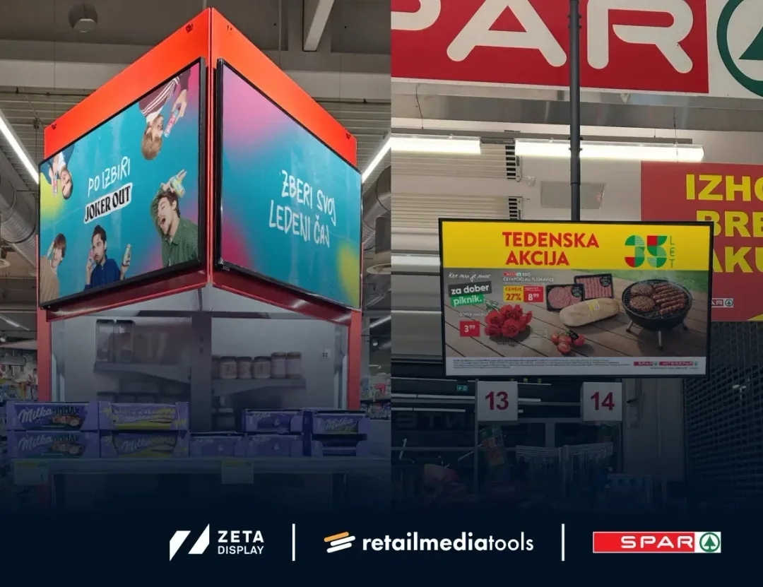 Spar u Sloveniji uspostavlja prvu retail media mrežu u Centralnoj Evropi